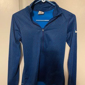 Women's Nike Dri-fit Small 3/4 Zip Pullover